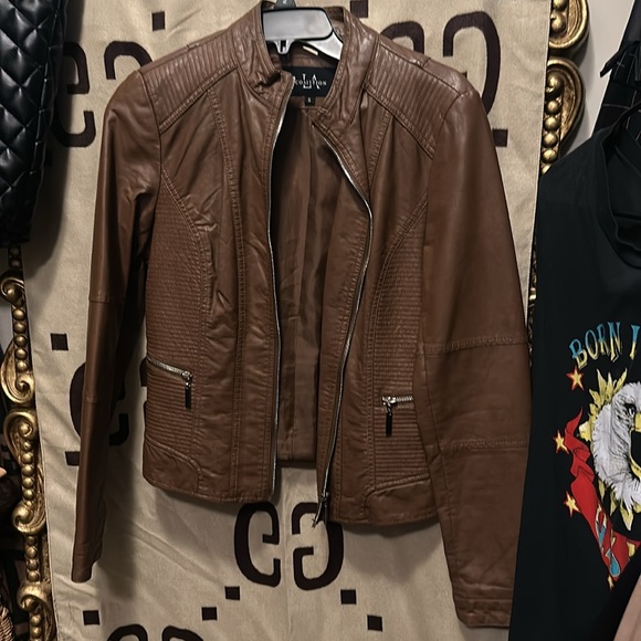 Coalitionion cognac jacket NWOT - Picture 3 of 6